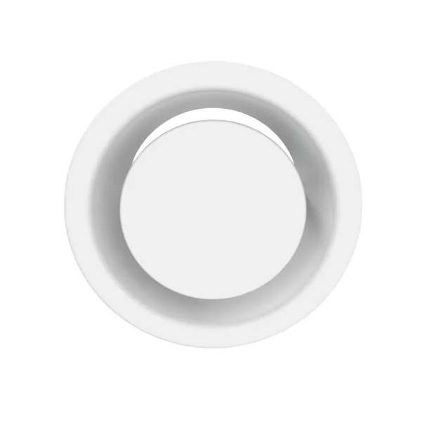 Lucht afvoerventiel instelbaar - wit - 100mm - HBS9 - Hbs00009 2 - HBS00009