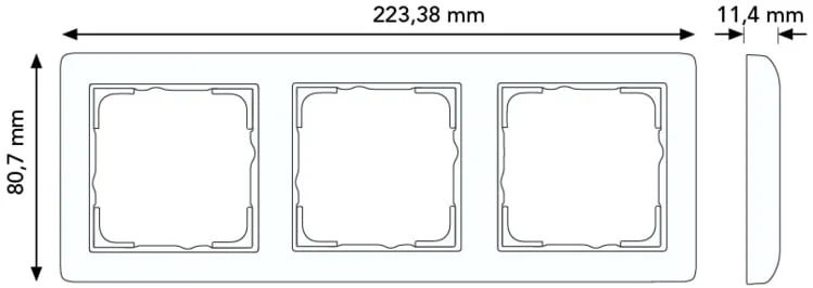 Afdekraam 3-voudig - HBS30 - Hbs00030 2 - HBS00030