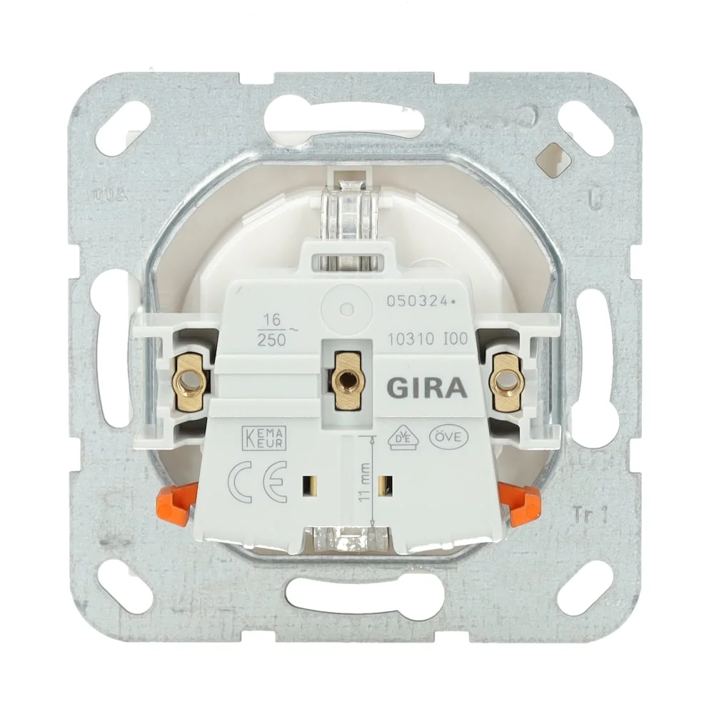 Stopcontact inbouw met randaarde 1-voudig - HBS32 - Hbs00032 3 - HBS00032