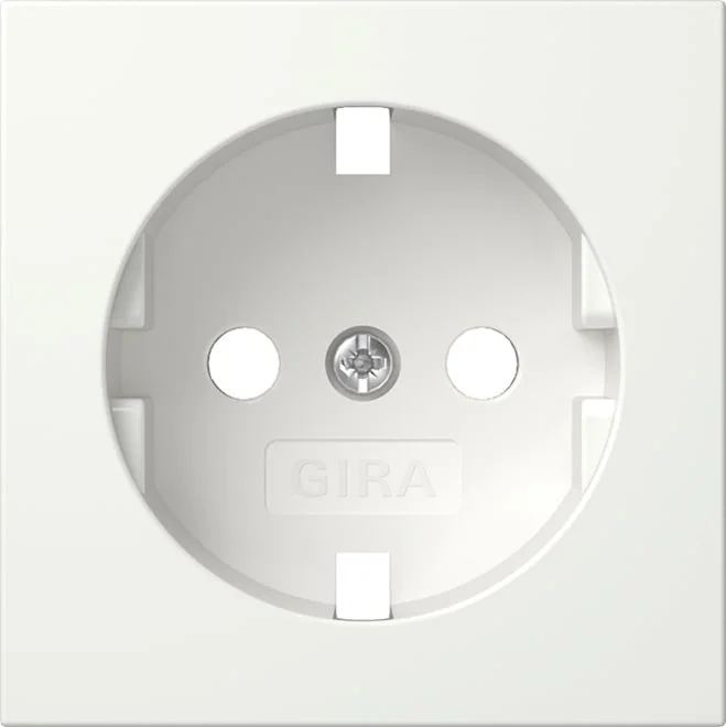 Centraalplaat - stopcontact inbouw met randaarde 1-voudig(zonder stopcontact) - HBS33 - Hbs00033 - HBS00033