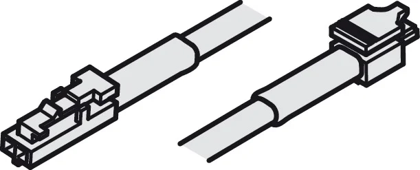 Aansluitkabel, voor 12 V modulair met clipverbinder 2000 mm - HBS75 - Hbs00075 1 - HBS00075