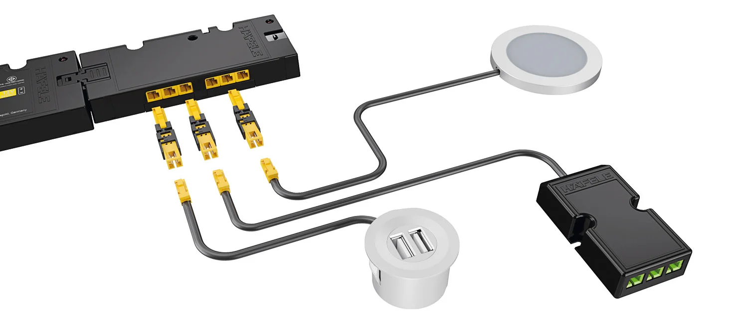 Adaptor voor het aansluiten van de 12V stekkers - HBS76 - Hbs00076 1 - HBS00076