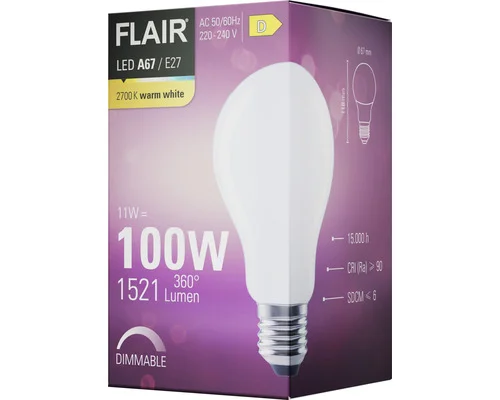LED lamp E27/11W A67 warmwit mat - HBS145 - Hbs00145 3 - HBS00145