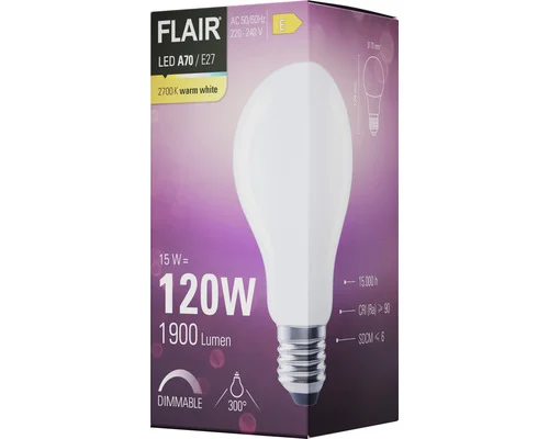 LED lamp E27/15W A70 warmwit mat | HBS146 - Hbs00146 3 - HBS00146