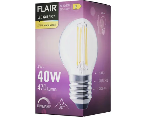 LED lamp E27/4W G45 warmwit helder - HBS149 - Hbs00149 3 - HBS00149